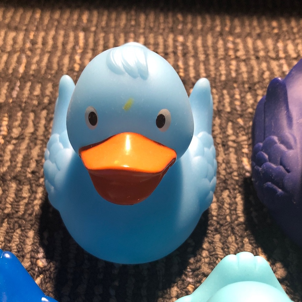 💐 Set of Blue Rubber Ducks - Picture 4 of 9